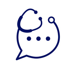 doctor talk vector logo