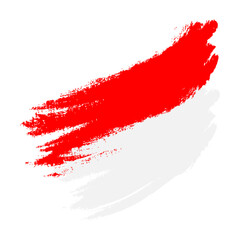 Premium indonesia flag brush grunge vector image