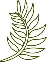 leaf line illustration