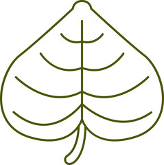 leaf line illustration