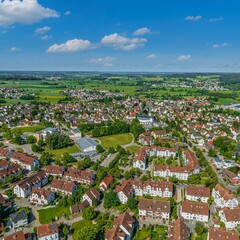 Diedorf im Naturpark Augsburg-Westliche Wälder von oben