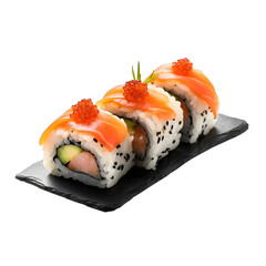 sushi on a plate