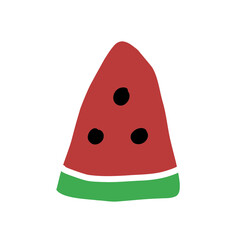 watermelon vector illustration
