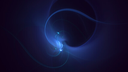 3D rendering abstract multicolor supernova fractal light background