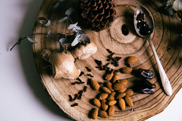 dried fruits and spices