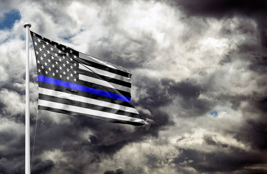 Thin Blue Line Flag United States