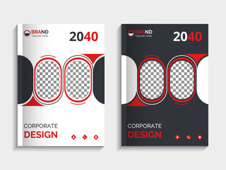 City background corporate book cover design template in a4 or can be used to annual report, magazine, flyer, poster, banner, portfolio, company profile, website, brochure cover 