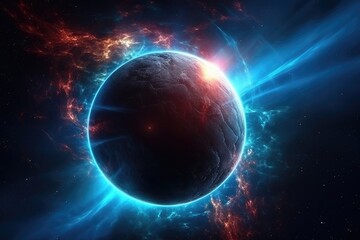 Naklejka na ściany i meble Die Macht des Universums: Entdecke die geheimnisvolle Energie des Kosmos mit Generative AI 68