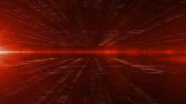 Abstract Trapcode Form digital particle wave and lights background animation cyber or technology background.