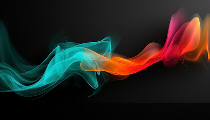 Abstract colorful background. Abstract design background on black background