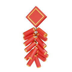 3D CNY Traditional Firecrackers