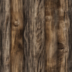 Natural wood seamless tile pattern to use as background, wood wall texture. Generative AI
