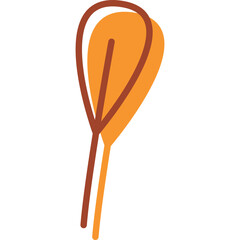Orange Doodle Leaf-05