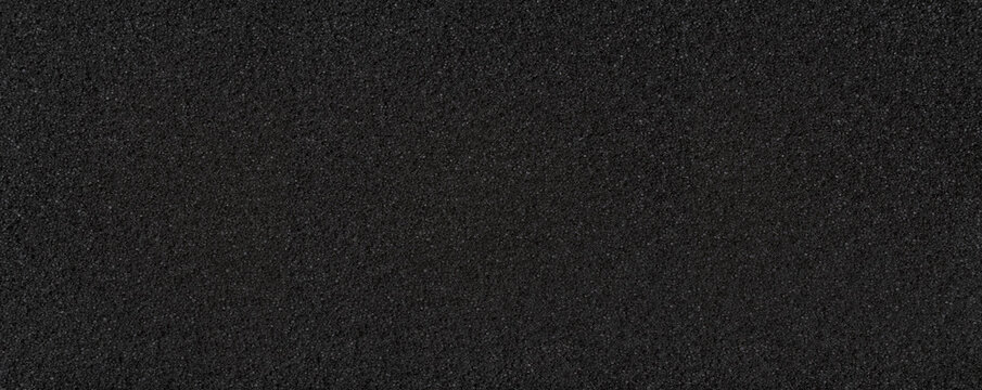 black polyurethane foam rubber washcloth sponge