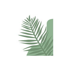 Fototapeta premium Corner Botanic Leaf