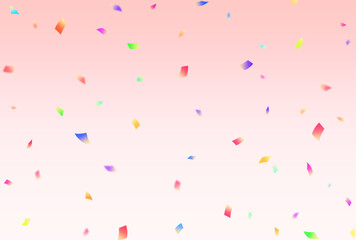 背景素材_紙吹雪_カラフル