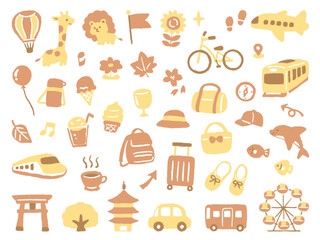 illustration of going outside for fun