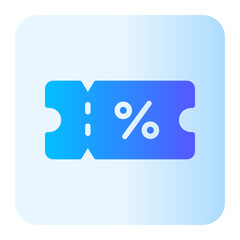 coupons gradient icon