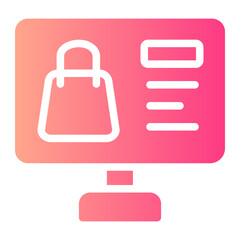 computer gradient icon