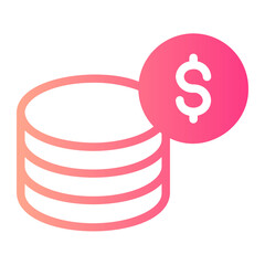 coin gradient icon