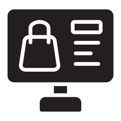 computer glyph icon