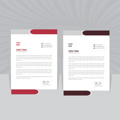 creative modern letter head design template for your project.