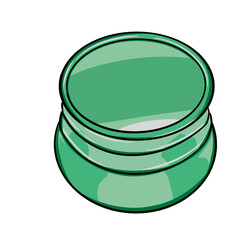 cosmetic cream jar
