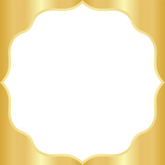Golden Wave Template Design