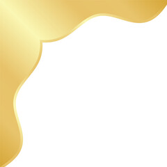 Golden Wave Template Design