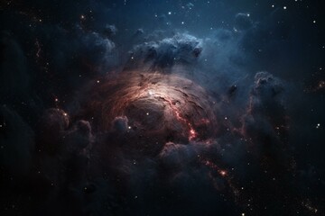 Fototapeta na wymiar A stunning image of celestial objects - galaxies, nebulas, and stars. Generative AI