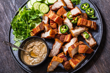 Lechon Kawali, filipino crispy fried pork belly