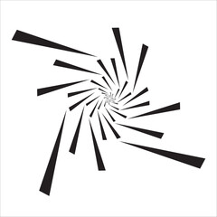 Bold Impressions: Striking Black Line Designs on White Canvas