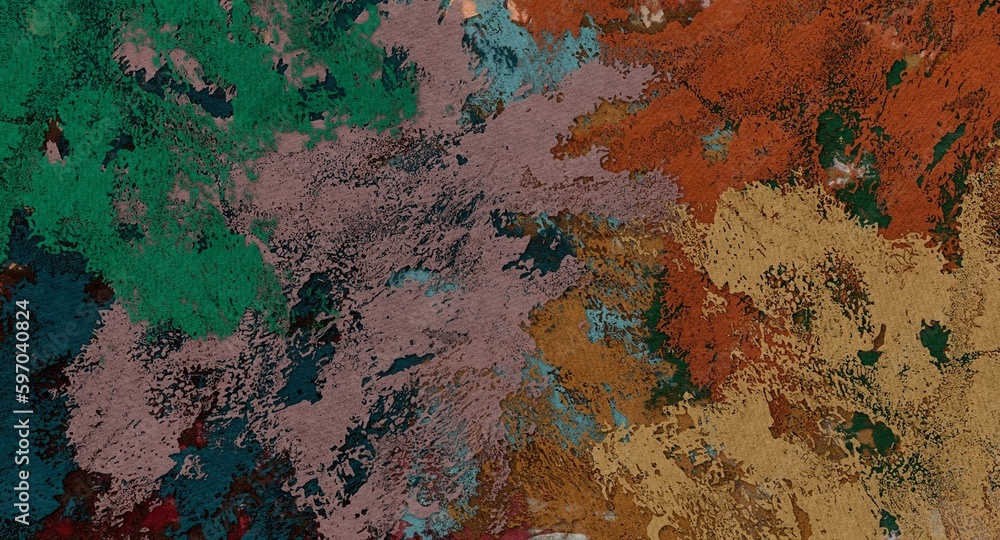 Poster abstract grunge background with a texture of multicolored blurry paint