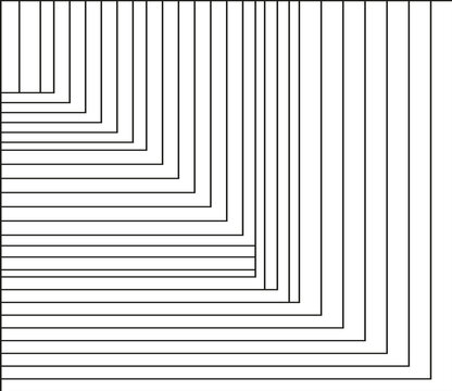 Abstract black and white geometric stripe zic zag lines