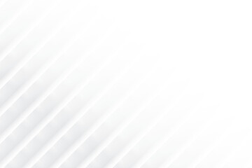 Obraz premium Abstract white and gray color, modern design background with geometric shape. Vector illustration.