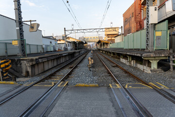 Fototapeta na wymiar Ohanabatake Station in Chichibu area, Saitama, Japan