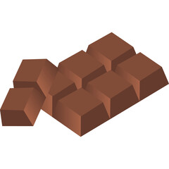 3D Vector Chocolate