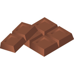 3D Vector Chocolate