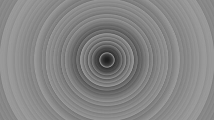 Concentric linear offset white and colour gradient rings of circles steps from top background wallpaper banner background, close up flat lay top view from above. Vector file