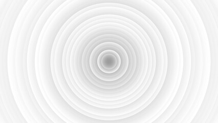 Fototapeta na wymiar Concentric linear offset white and colour gradient rings of circles steps from top background wallpaper banner background, close up flat lay top view from above. Vector file