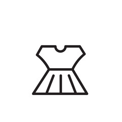 Clothing Dress Fashion Outline Icon