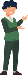 Fototapeta premium Businessman character illustration