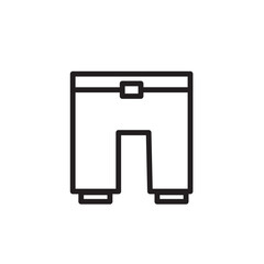 Outfit Pants Trousers Outline Icon