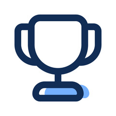 Obraz premium trophy filled line icon
