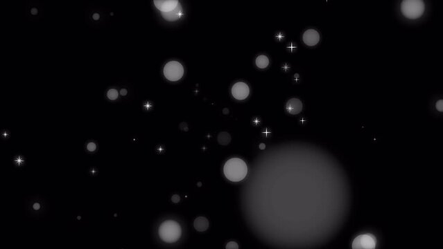 キラキラとふわふわボケ中心から外へト[4K-背景透過]Sparkling and fluffy blur from the center outwards.[with Alpha Channel / Transparent Background]4K