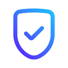 shield gradient icon