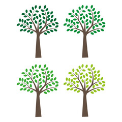 Fantasy tree. Organic concept. Tree for concept design. Vector illustration.