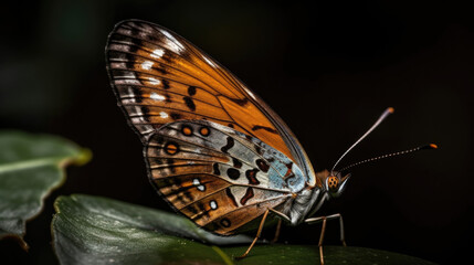 Fototapeta na wymiar photo of butterfly animal with blur background
