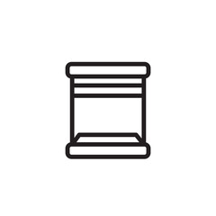 car garage service outline icon