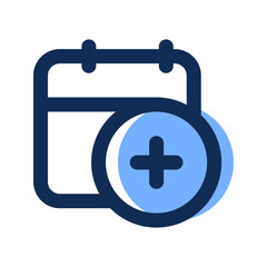 Fototapeta premium medical appointment filled line icon